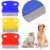 1pc Pet Dog Comb Remove Flea Hair Brush Hair Comb Puppy Cat Comb Dog Brush Multifunction Pet Grooming Stainless Steel Brushes  Combs