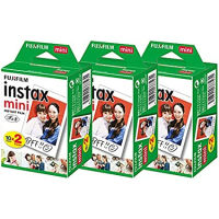 Fujifilm Cheki Film Instax Mini 2 แพ็ก Jp2 (20 แผ่น) X 3 ชุด [60 แผ่น]