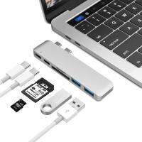 3 USB C ฮับ Type C ดองเกิ้ลอะแดปเตอร์คอมโบสำหรับ2016 MacBook Pro 13 15นิ้ว USB-C ไมโครการ์ดความจำ2 Type-C USB 3.0