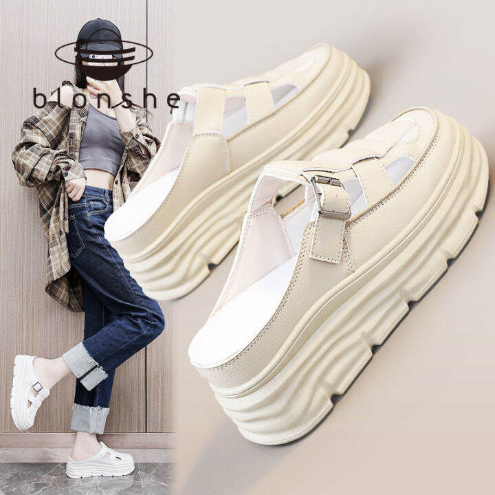 Wedge Sandals For Women On Sale Slippers For Women Leather Rubber Shoes