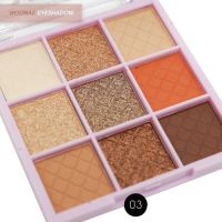 riosquarerich Woonae Eye Shadow 9โทนสี No.3