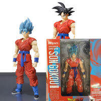 D Ragon B All Z ผมสีฟ้า Son Goku รูปการกระทำ Shf คอลเลกชันอะนิเมะซูเปอร์ SHFiguarts ของเล่นรุ่นร่วมที่สามารถเคลื่อนย้ายสำหรับของขวัญคริสต์มาส