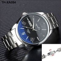 New automatic movement non-mechanical watch mens butterfly buckle waterproof calendar student Korean version