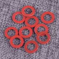 DWCX 10pcs Red Lower Unit Oil Drain Screw Gasket Fit For Yamaha 90430-08020-00 90430-08003 Accessories