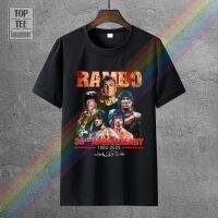 เสื้อยืดสีดำสำหรับความทรงจำ38th ภาพยนตร์แอคชั่น Rambo Series เสื้อยืดสีดำสุดเท่สำหรับผู้ชายคนรักหนัง (1) ขนาด6XL 5XL