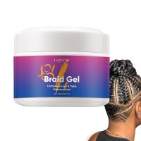 【CW】 Braid Styling Gel 250ml Extreme Hold Wax Edge Hair Paste For Black Women Braiding Extra