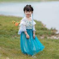 [COD] Hanfu childrens ancient style Ru female treasure princess dress Xia Chaoxian elegant costume ethnic wholesale