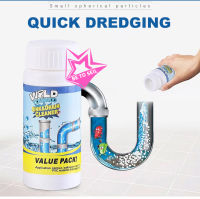 ผงล้างท่อ แก้ปัญหาท่ออุดตัน ดับกลิ่นท่อ ละลายเส้นผมคราบไขมันอุดตัน  wild tornado Sink&amp;drain cleaner แบบขวด ขนาด 110 g