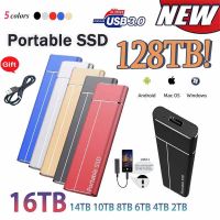 100% Original SSD 64TB 128TB Portable High-speed External Solid State Hard Drive USB3.0 Interface Mobile Hard Drive for Laptop