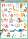 โปสเตอร์พลาสติก The English Alphabet  (ใช้กับ Talking Pen)