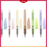 WUMENG 6 Pcs เรซิน ปากกาหมึกหมึก 0.5มม. ปากกาหมึกซึม ทนทานต่อการใช้งาน ปากกาของขวัญ ออฟฟิศสำหรับทำงาน