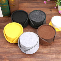 10PCSSet Round Felt Drink Coasters Creative Mugs Cups Mats Of Heat Insulation Pads Table Decor Housewarming Gift Tea Placemat