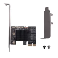 PCIe to SATA 3.0 6G SSD Adapter PCI-E PCI Express X1 Controller Expansion Card Riser Card Mining Card