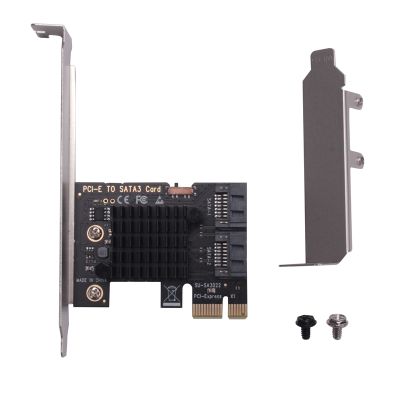 PCIe to SATA 3.0 6G SSD Adapter PCI-E PCI Express X1 Controller Expansion Card Riser Add on Card Mining Card