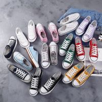 □♝ xing lu nan Womens canvas shoes girls Korean summer breathable student casual shoes