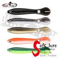 WALK FISH 5PCS Soft bait 10cm6g Wobble Tail Lure Small Loach Bait Blast Fishing Black Oerch Mandarin Fish Pit Fishing Lure