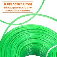 New Replacement Diameter 2Mm Length 100M Nylon Round Rope Weed Trimmer Line For Garden Grass Petrol Strimmer Electric 2.0Mm*100M