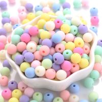 【CW】⊕✟¤  6/8/10/12/14mm Matte Macaroon Spacer Beads Loose Jewelry Round Bead Making Necklace Earring Diy