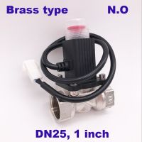 GOGO DN25A manual reset 1 inch Nickel-plated brass gas emergency shut off solenoid valve for home DC9-24V 12V DC Valves