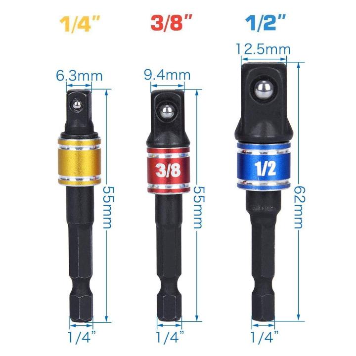 binoax-universal-socket-wrench-tool-set-3pcs-impact-grade-driver-socket-adapter-extension-105-degree-right-angle-screwdriver
