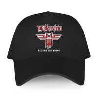 EZHF 【In stock】Dad hat outdoor summer Baseball Caps Rare Wolfenstein  Famous Video adjustable hip hop hat snapback