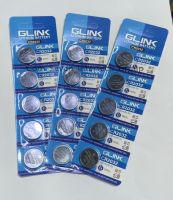 ถ่านนาฬิกา/ถ่านไบออส/ถ่านกระดุม GLINK รุ่น CR2032 3V. 210mAh (1แพ็ค5ก้อน) คุณภาพดี ราคาถูก ทั้งปลีกและส่ง