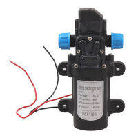 High Pressure Mini Car Diaphragm Water Pump DC12V 60W 0.2Mpa 0.8Mpa Automatic Switch 5Lmin 16.5 x 9.5 x 6cm