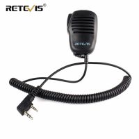 Retevis Mini Remote Speaker Microphone Side PTT 2Pin TK Plug For Kenwood TYT Baofeng UV-5R UV82 BF-888S RT5R H777 RT22 RT3 RT5