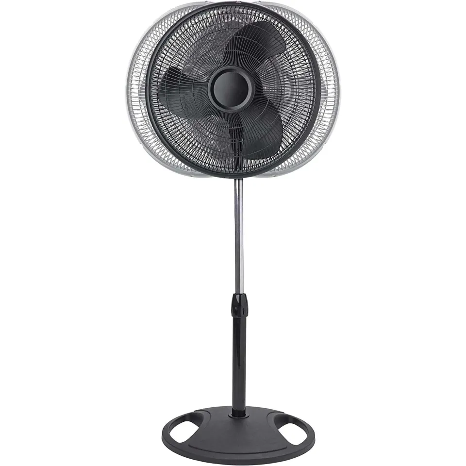 Oscillating Fan Powerful 3 Speed Large Standing Fan, Adjustable Height u0026  Tilt,Oscillating Pedestal Fan for Living Room, Bedroom, Patio | Lazada PH