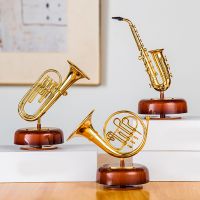 Creative Birthday Gift Music Boxes European classical style Sax style Music Box for home interior decor