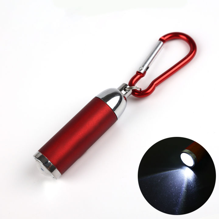 พวงกุญแจขนาดเล็กโคมไฟ-led-ไฟฉายพวงกุญแจพวงกุญแจพวงกุญแจสว่างพิเศษพกพาได้สำหรับอุปกรณ์ตั้งแคมป์กลางแจ้ง