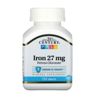 21st Century, Iron, 27 mg, 110 Tablets