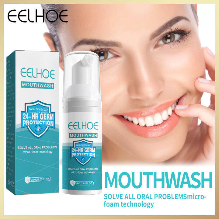 Eelhoe Tooth Cleaning Mousse Toothpaste Mouthwash Fresh Breath Tooth