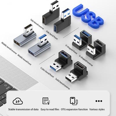 Penyesuai Usb Penyesuai Kabel Data Penyambung Sambungan Sibungan SikuU Berbentuk untuk Penghantaran 10Gbps Efon Notebook