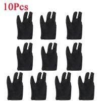 10Pcs Professional 3 Finger Black Cue Billiard Pool Shooters 3 Fingers Gloves table tennies balls accessaries