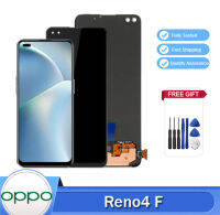 Tf/oled 6.43 LCD สำหรับ Oppo Reno4 F LCD CPH2209ชิ้นส่วนจอสัมผัสแอลซีดีของเครื่องแปลงดิจิทัลไม่มีกรอบ