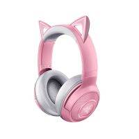 Razer Kraken Kitty หูฟังเกม TNX 7.1ชุดหูฟังเสียงรอบทิศทางพร้อมไมโครโฟนลดเสียงรบกวนได้ชุดตัวขับ50มม.