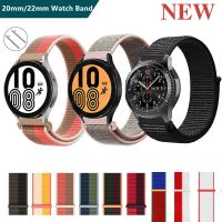 20mm 22mm Band For Samsung Galaxy Watch 4 3 classic active 2/Gear S3/S2 Nylon loop correa Bracelet Huawei watch GT 2e pro strap