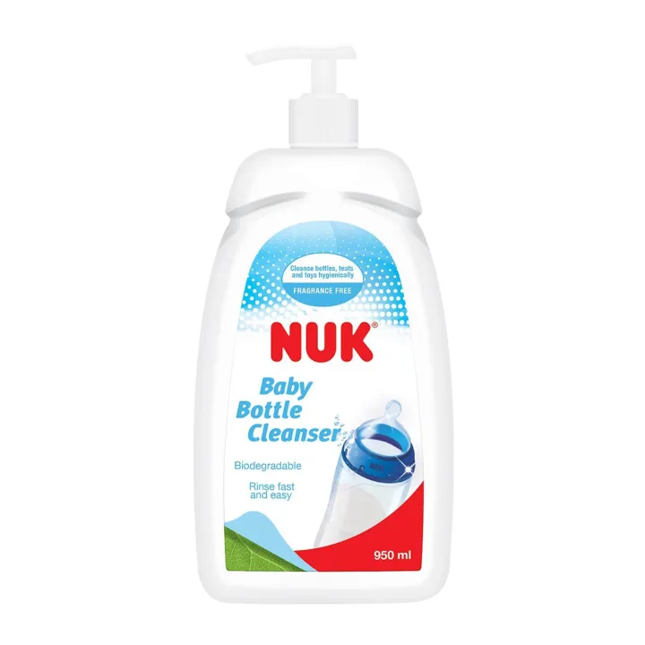 NUK Baby Bottle Liquid Cleanser 950ml 1 Pack / 2 Pack | baby bottle cleanser / baby liquid cleanser / baby bottle cleaning liquid / milk bottle cleanser / baby bottle wash liquid / baby bottle wash