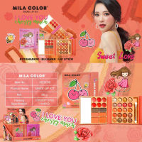 MC5038 MILA COLOR​ Eyeshadow อายแชโดว์​ บ​ลัช​ออน​ ลิปสติก​ คิ้ว​ฝุ่น​ ไฮไลท์สีสวยติดทนช่วยเพิ่มสีสันให้กับเปลือกตาได้ดี เพิ่มลุคให้ดูสดใส