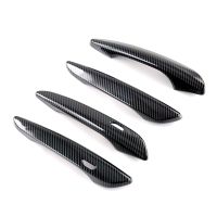 For -50 CX50 2023 Car Exterior Door Handle Cover Exterior Protector Cover Trim Accessories (ABS Carbon Fiber)