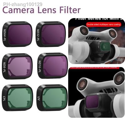 Aluminum Alloy Camera Lens Filter Glass Protection Filter Lens UV CPL Replacement Drone Accessories for DJI Mini 3 Pro