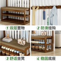 Spot parcel post Shoe Rack Multi-Layer Shoe Cabinet Shoe Changing Stool Door Can Sit in the Door Footstool Clothes Rack Bag Hanging Rack Storage Rack