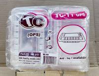 กล่องใส TC - 11 (OPS) ไม่เป็นไอน้ำ แพคละ 100 ใบ ยี่ห้อTC