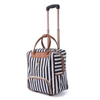 【LZ】✇❂☜  XZAN-Bagagem de viagem rolante para mulheres Trolley Bag on Wheels Mala de viagem Malas de moda