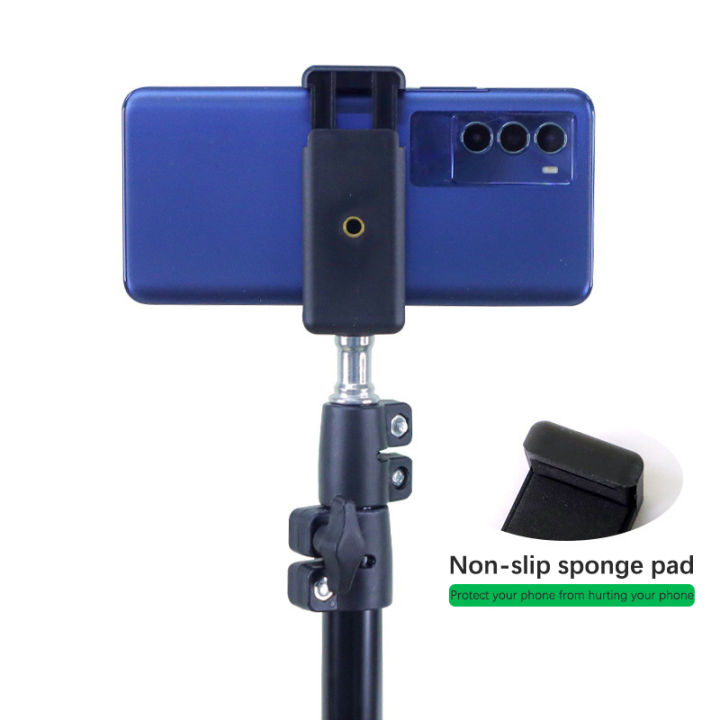 yizhuoliang-อะแดปเตอร์โทรศัพท์มือถือสองหลุม-universal-สำหรับขาตั้งกล้อง-monopod-livestreaming