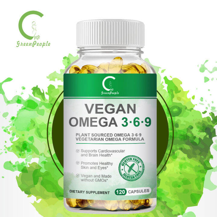 GPGP GreenPeople Omega 369 Vegan and Vegetarian Omega Formula “5 in 1” Essential Fatty Acid
