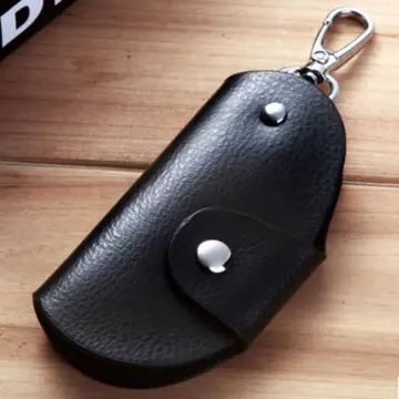 Genuine Leather Keychain Men Women Key Holder Organizer Pouch Cow Split Car  Key Bag Wallet Housekeeper Key Case Mini Card Bag –