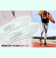 แผ่นรองรองเท้า เมมโมรี่โฟม รองรับสรีระเท้าได้อย่างดี ช่วยลดแรงกระแทก Memory insole