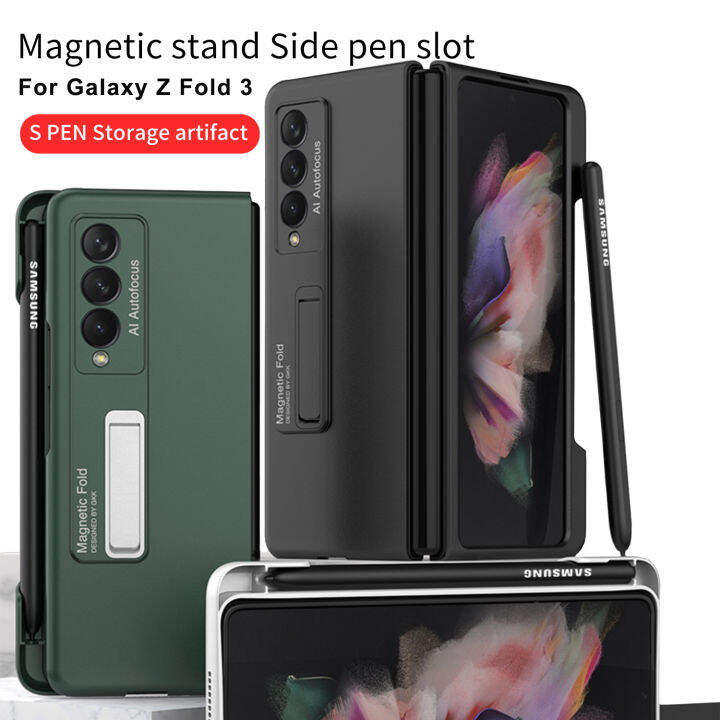 Stand Side Slot for S Pen Ultra Thin Hard Plastic Fold3